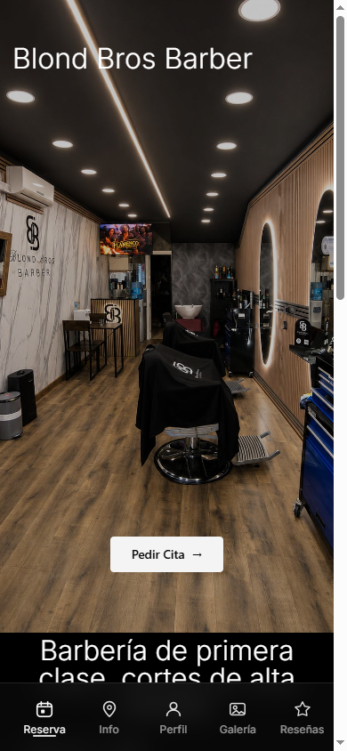 Web de Blond Bros Barber